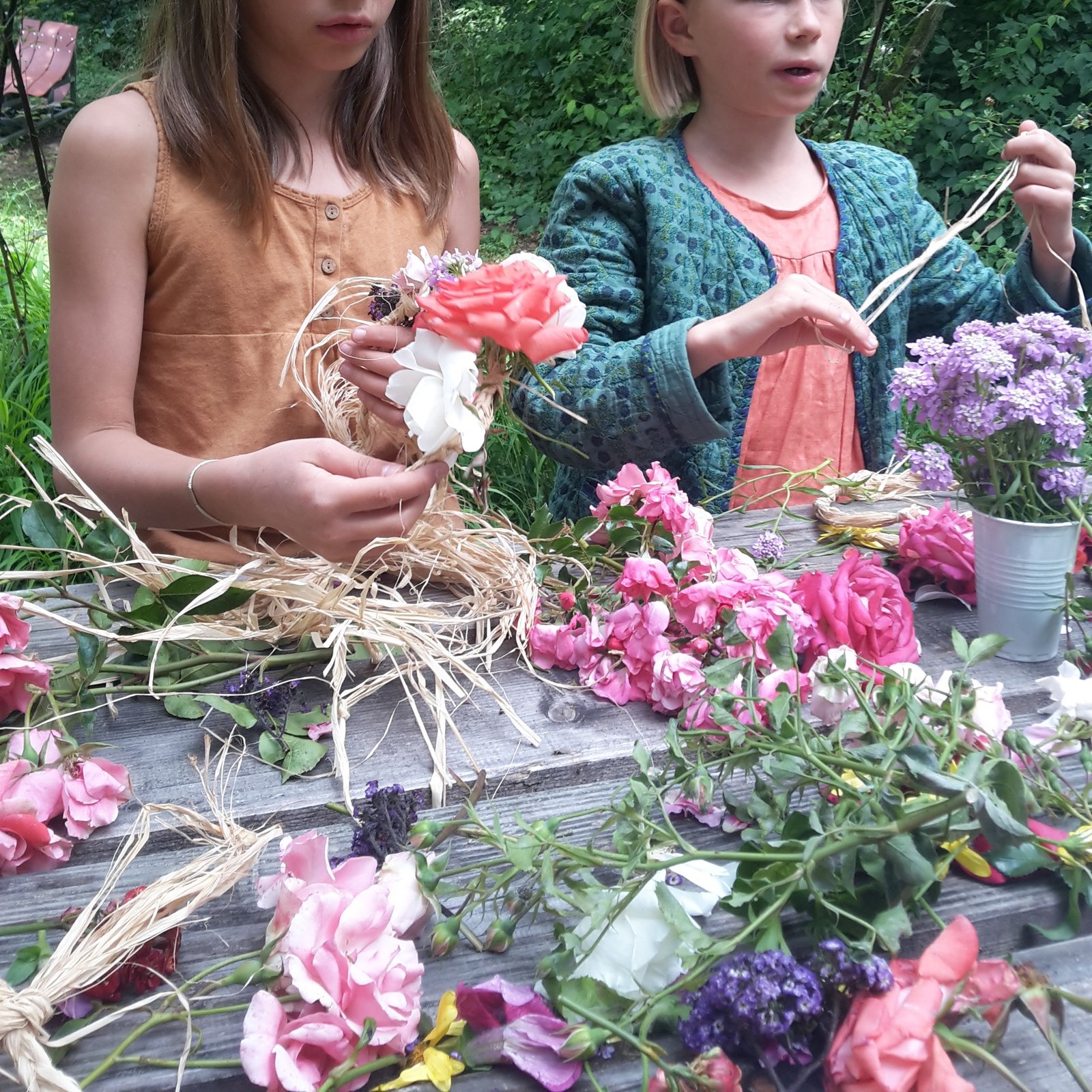 Nos animations Atelier Couronnes de fleurs à la Fondation Goodplanet